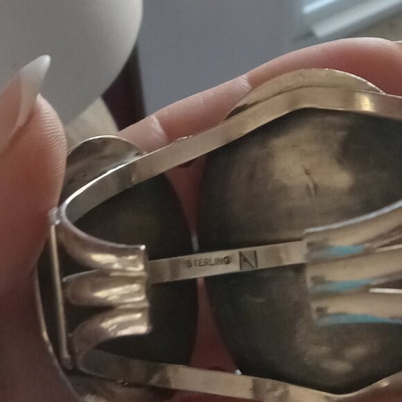 Labradorite Sterling Cuff Bracelet - Picture 3 of 3